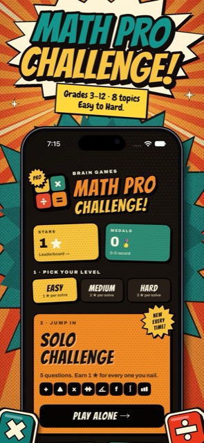 Math Pro Challenge: Quiz Games screenshot 1